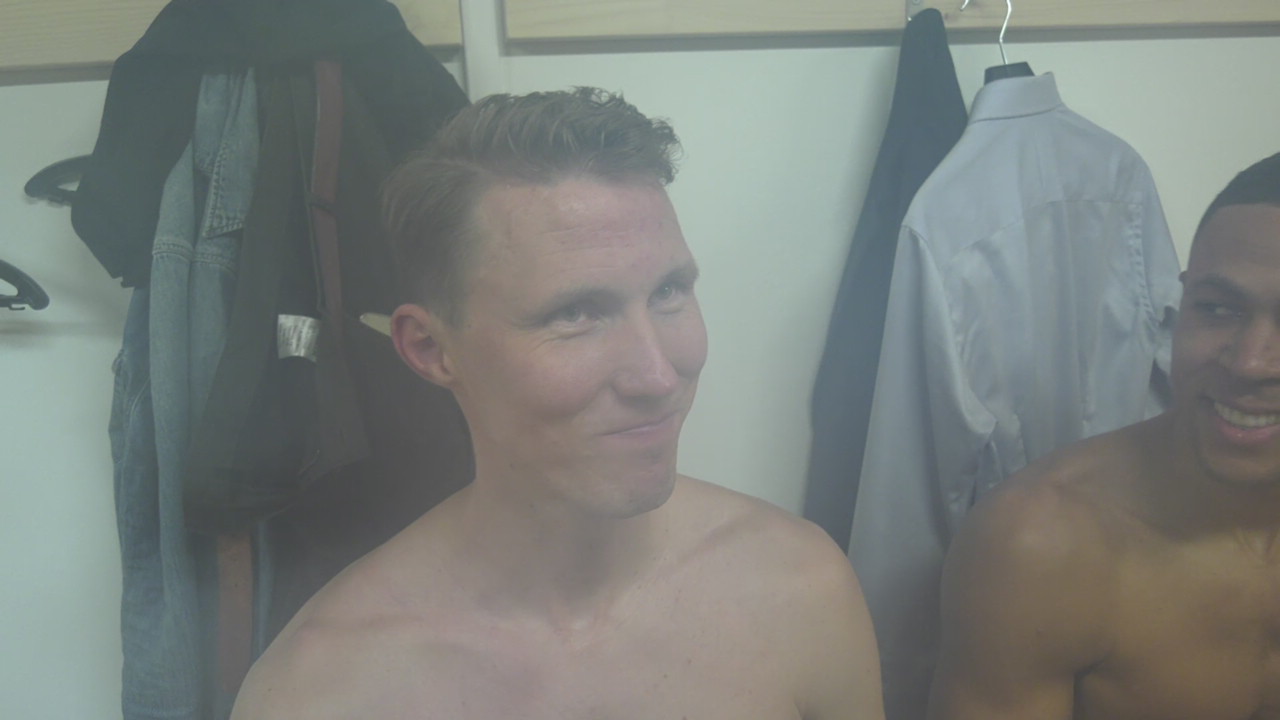 Otto og Mathis etter Kippes testimonial